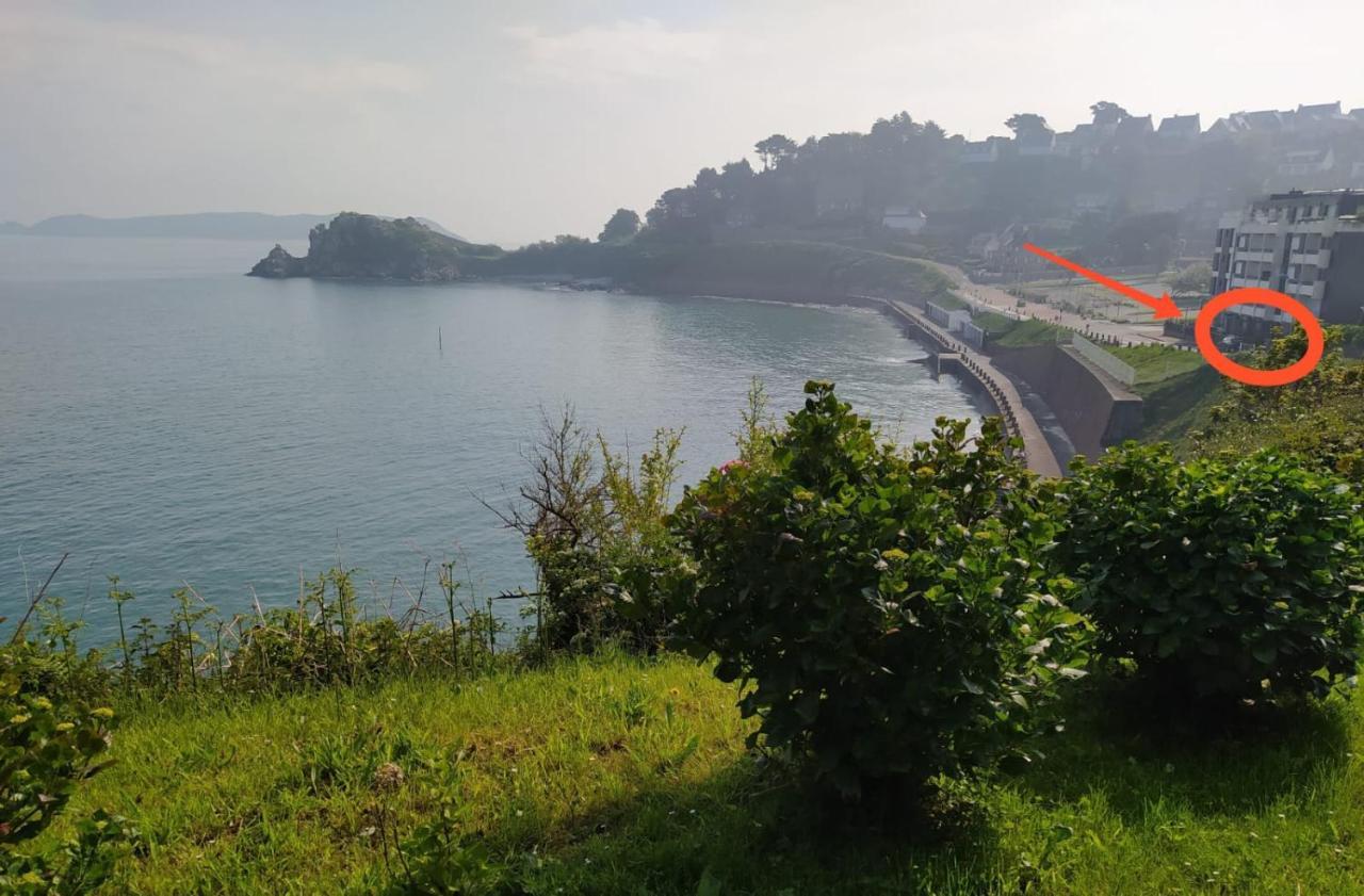 Appartement Vue Mer, Rdc, Plage De Trestrignel Perros-Guirec Exterior foto